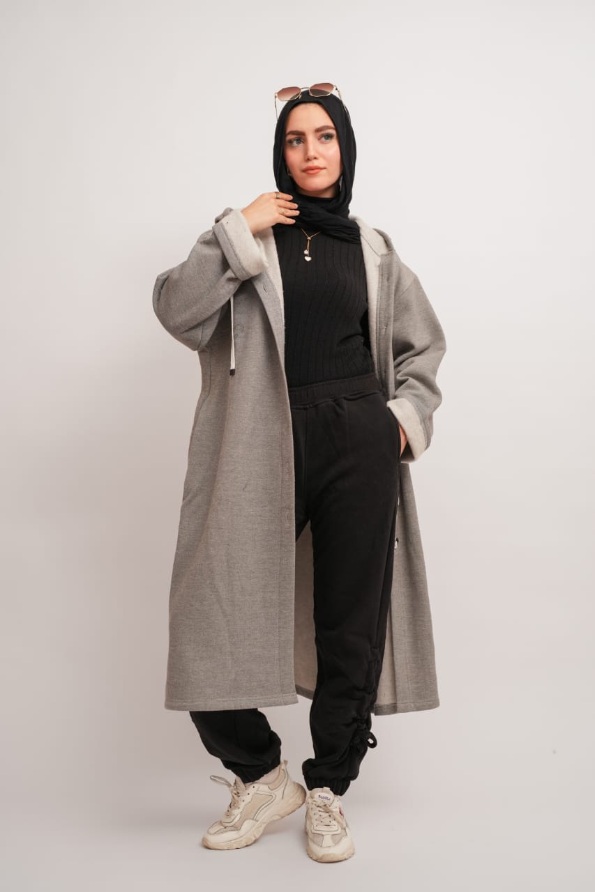 Winter Cozy Hoodie- Grey