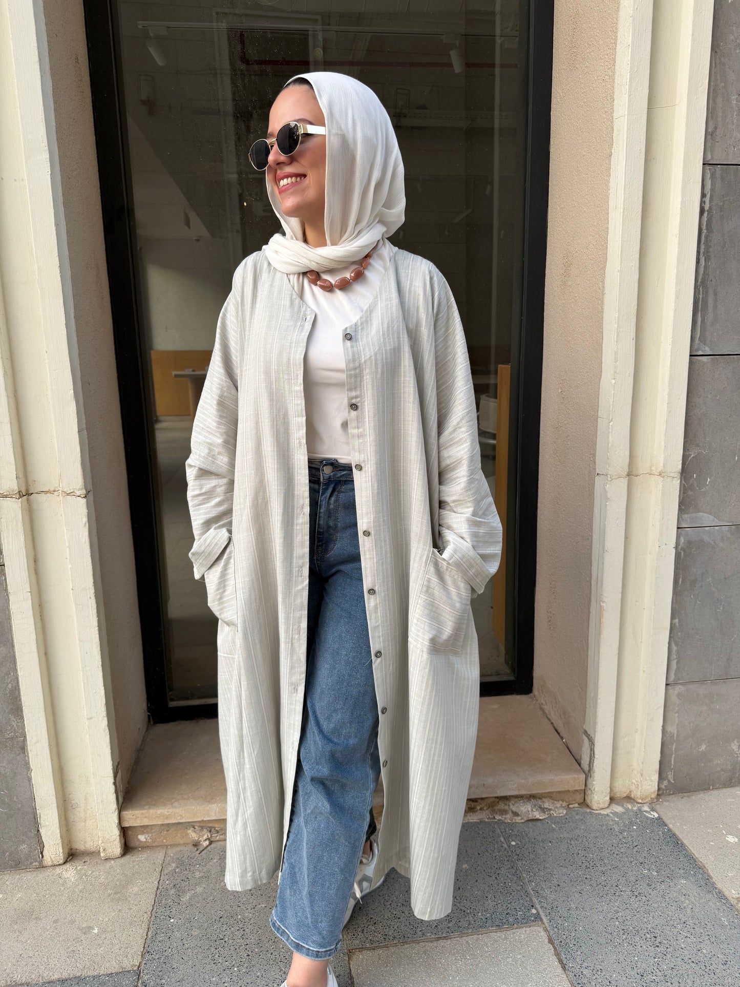 Long V-Neck Tunic