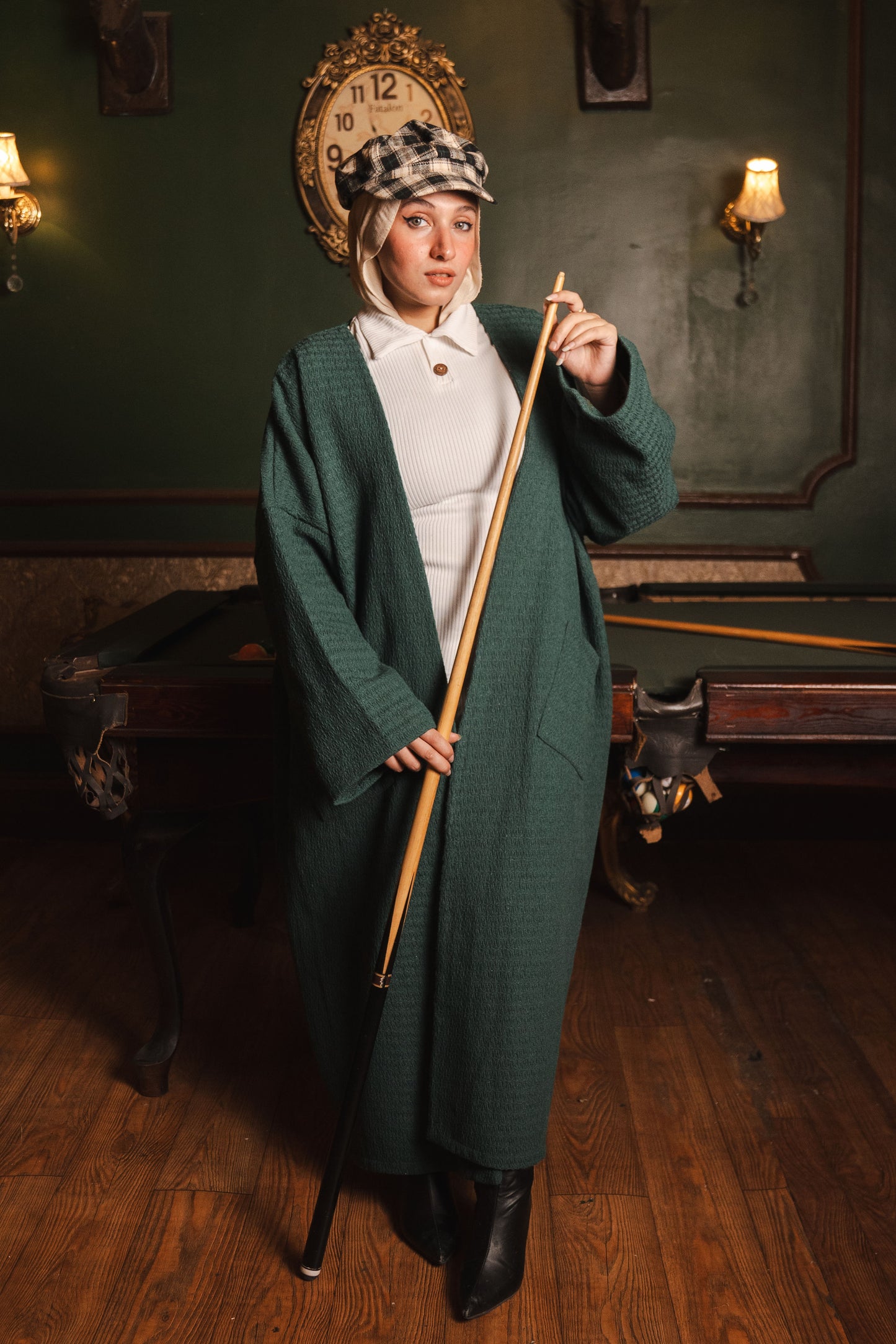 Free Spirit Oversized Cardigan- Green
