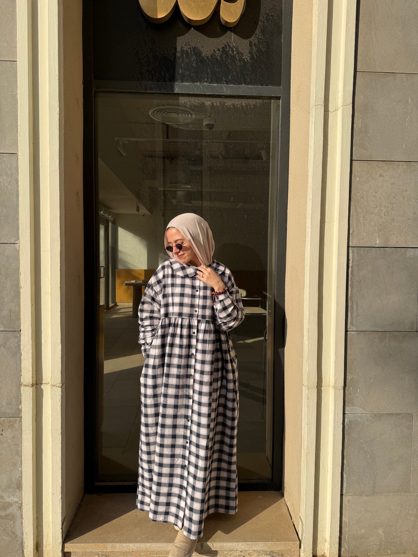 Classic Charm Plaid Dress