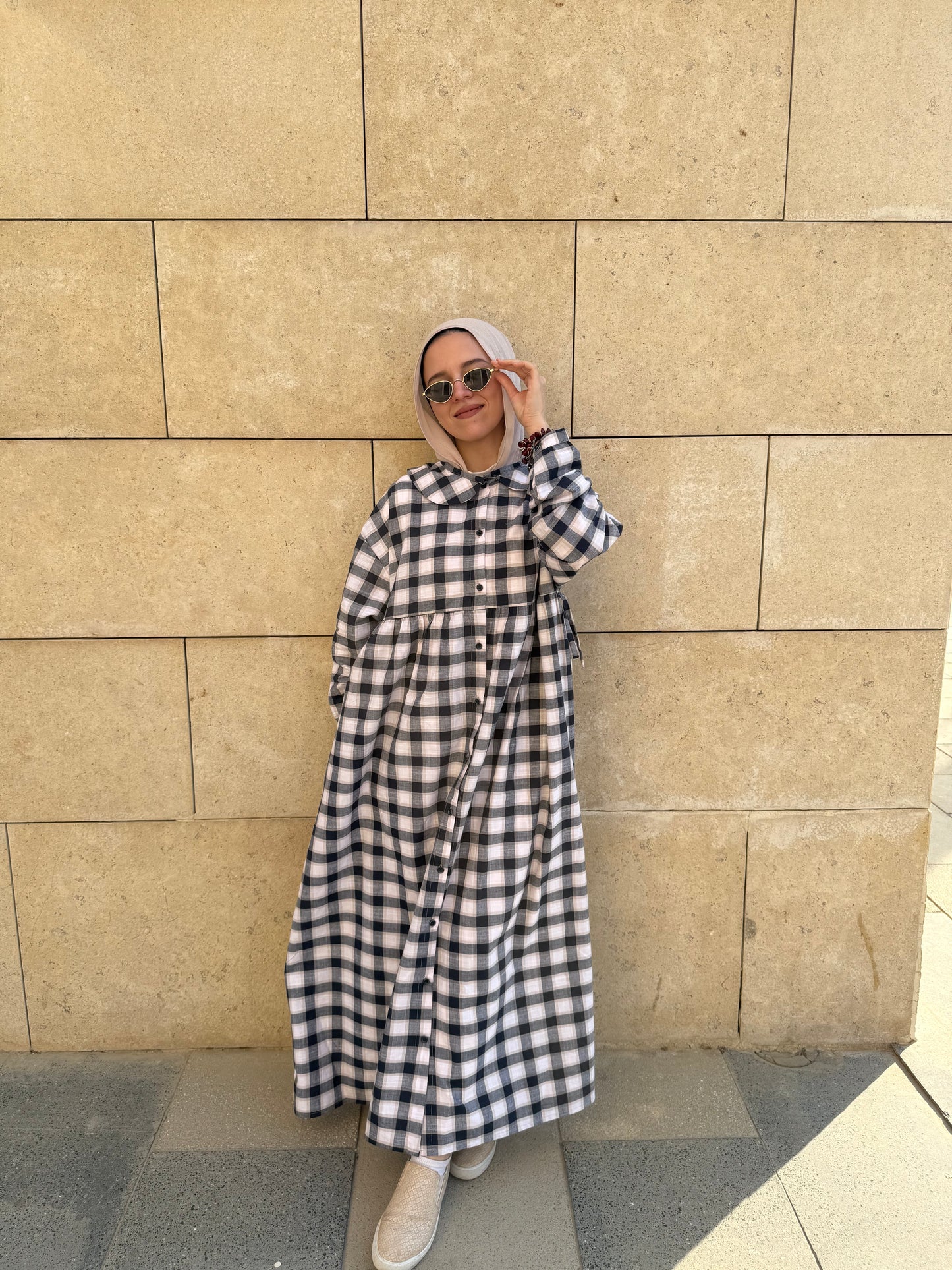 Classic Charm Plaid Dress