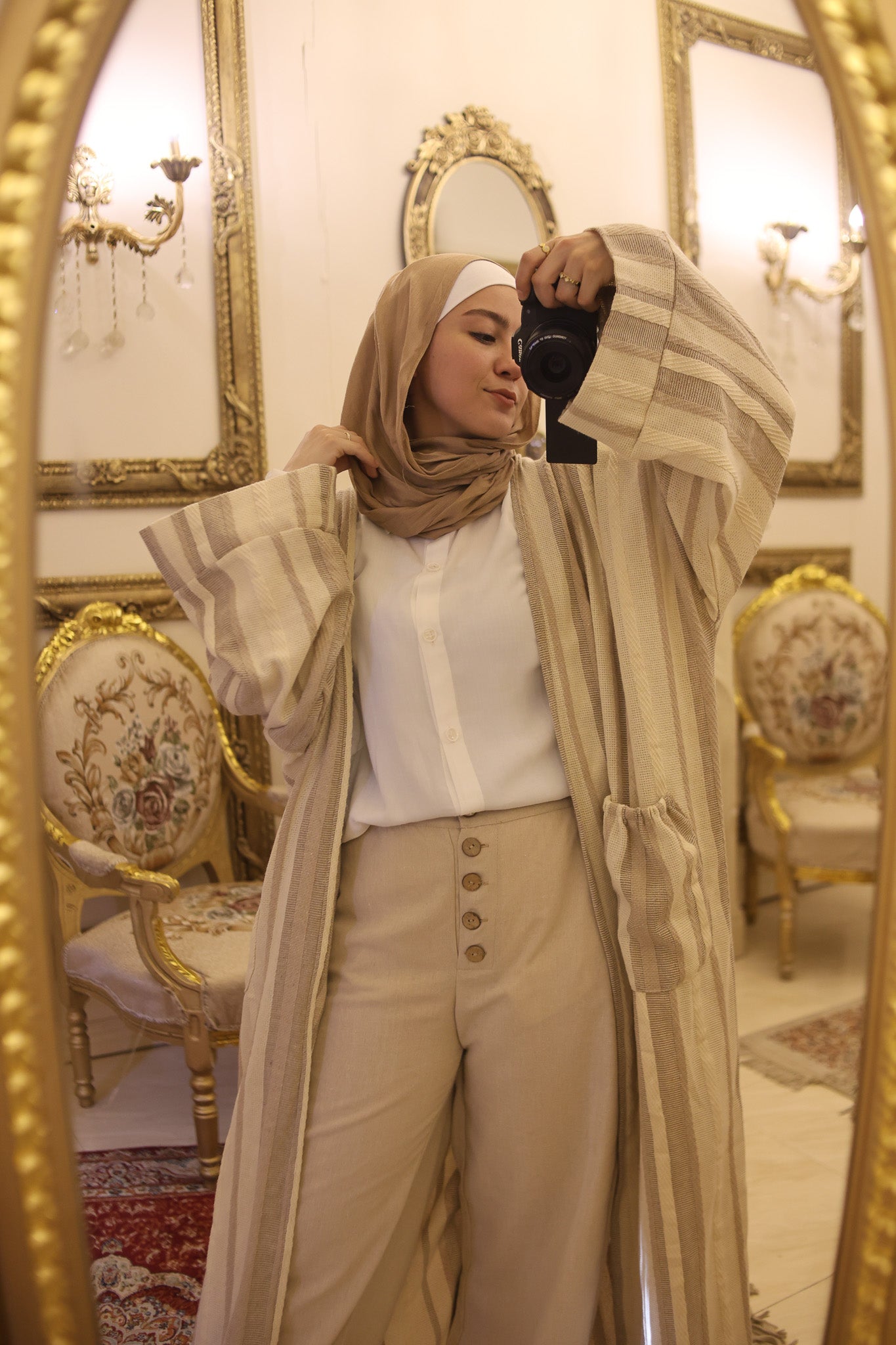 Linen Wide-leg Trousers