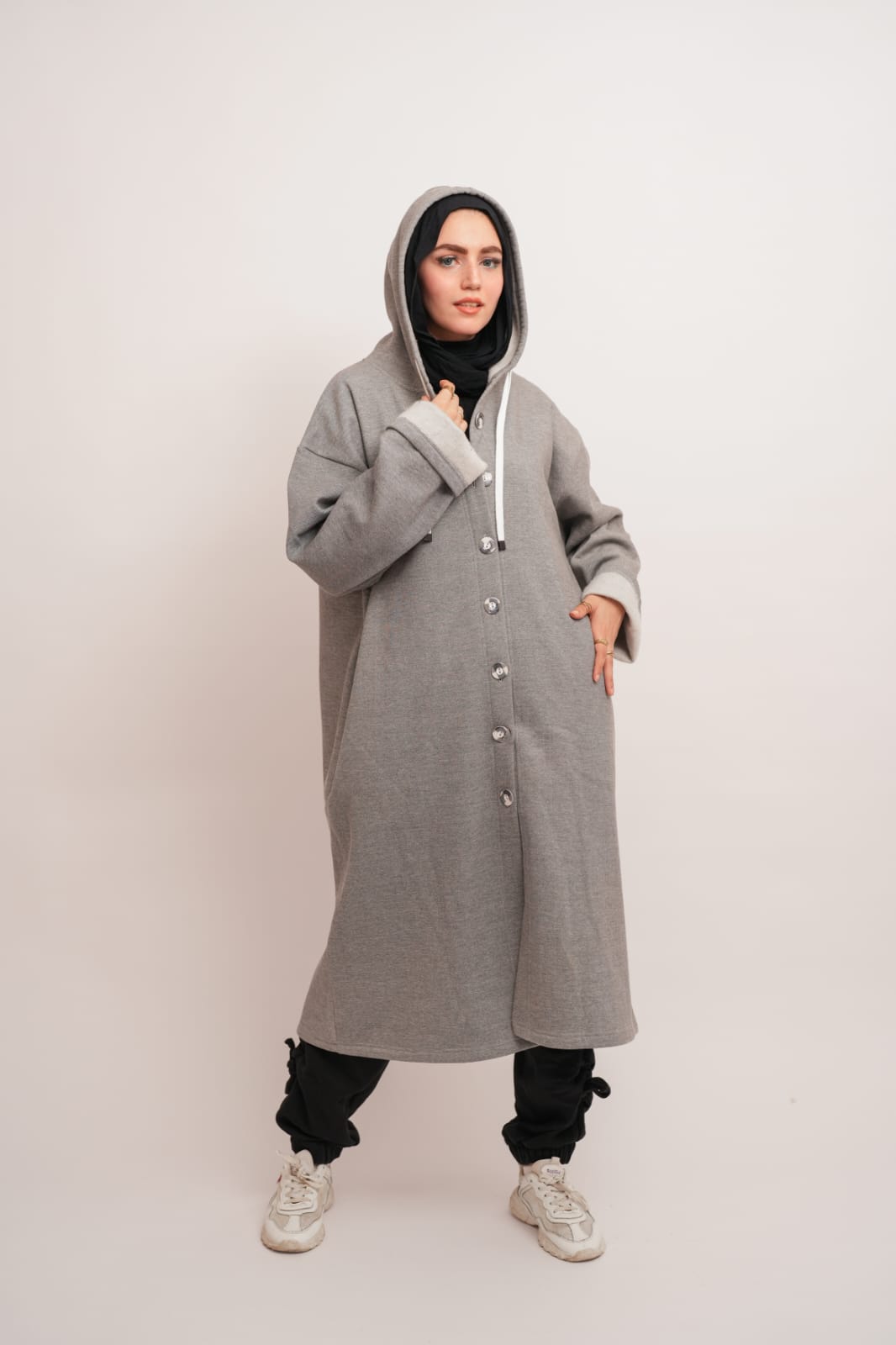 Winter Cozy Hoodie- Grey